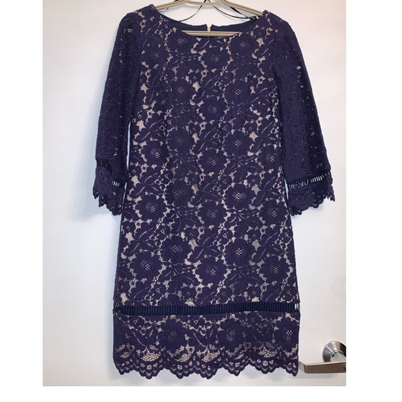 Vince Camuto Blue Lace Dress - Picture 1 of 5
